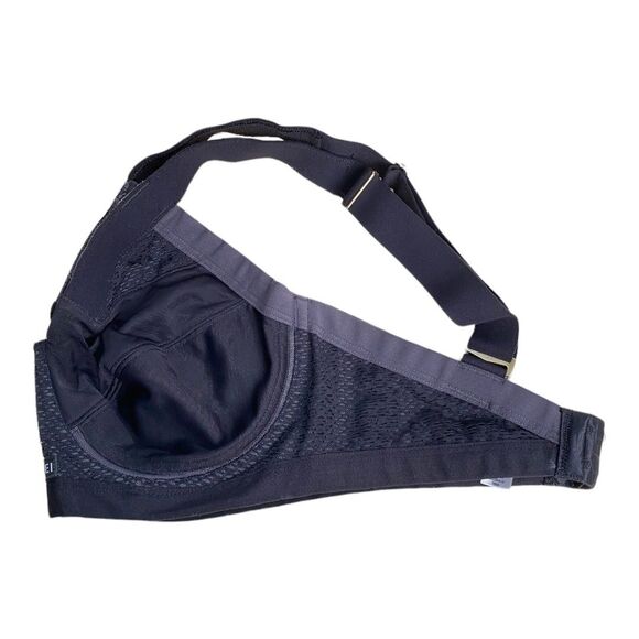 Berlei  US 32D High Extreme Impact Shift Wired Bra Black Sports Bra Black/Grey - Picture 9 of 12